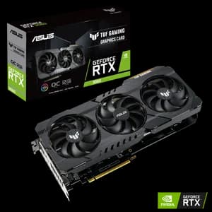 ASUS TUF Gaming GeForce RTX?3060 OC Edition 12GB GDDR6 buffed-up design with chart-topping thermal performance.