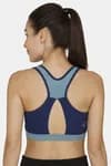 Zelocity Sports Bra With Removable Padding - Adriatic Blue