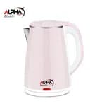 Alpha Home Double Coated Stainless Steel Electric Jug 2.3 Ltr