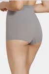 Zivame Tummy Control Midwaist Boyshort Panty For Women - Grey