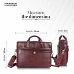 Hammonds Flycatcher Brown Genuine Leather Laptop Bag For Men - Bags | Laptop Bags For Men | Bag For Men