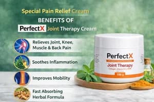PerfectX Joint & Bone Therapy Cream 100g | Special Pain Relief Cream | Knee, Back & Muscle Pain Relief | Original Indian Formula