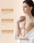 Sticky Bra 1Pairs, Strapless Push Up Backless Bras for Women