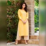 FuLoo's Skylark Pure Cotton Designer Embroidered Kurti for Women#06