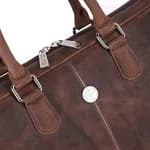 Hammonds Flycatcher Genuine Leather Laptop Bag for Men - Messenger Office Bag for Men - Fits Up to 15.6 Inch Laptop - Adjustable Shoulder Strap - Ideal for Office, Travel, Daily Use - Canyon Ridge