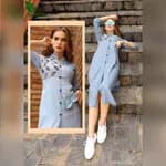 FuLoo's Slider Denim Western Kurti # 1230