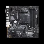 ASUS PRIME B450M-A, AMD AM4 mATX motherboard with Aura Sync RGB header, DDR4 4400MHz, M.2, HDMI 2.0b, SATA 6Gbps and USB 3.1 Gen 2