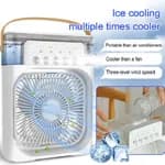 Portable Air Conditioner Usb Desktop Cooler Conditioning Humidifier Mini Cooling Fan Color May Vary