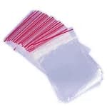 4x5inch New 100-Pack Clear Zip Lock Bags, Small Clear Plastic Bags, Reusable For Gift Wrapping And Packaging
