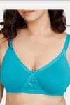 Zivame Double Layered Non Full Coverage Super Support Bra - Peacock Blue