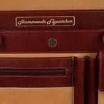 HAMMONDS FLYCATCHER Adults Genuine Leather Briefcases With Combination Lock| D-L:17"H:12.5"B:3"