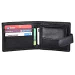 Hammonds Flycatcher Black Leather Wallet Belt Combo Gift Set For Men
