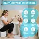 Adjustable Non-Slip Baby Shower Stand – Safe & Secure Bath Support for Toddlers