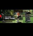parnod Fitness STH-1200 Motorized Treadmill for Home Use, 4 HP Peak DC Motor, 12 km/hr Speed, 110 kg Max User Weight, 12 Preset Workouts, Manual Incline, Hi-Fi Speaker, Safety Key,Black