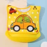 2 Pcs Waterproof Silicone Baby Feeding Bib Set with Crumb Catcher/Lyare