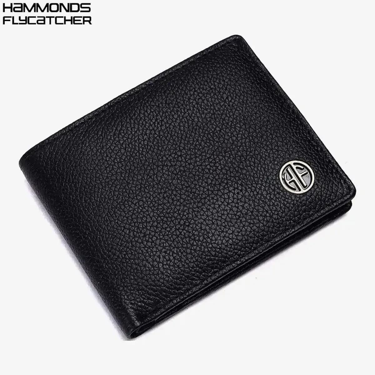 Hammonds Flycatcher Genuine Leather Black Wallet For Men (HF 594 BLK) - Men's Leather Wallet | Purse For Men |