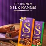 Cadbury Dairy Milk Silk Desserts Walnut Brownie Chocolate Bar, 70 g