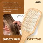 Wooden Paddle Detangling Hairbrush for Women
