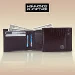 Hammonds FLycatcher Croco Brown Genuine Leather Wallet For Men