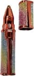 2 In 1 Electric Eyebrow Trimmer & Painless Facial Hair Remover For Women – Rainbow Glitter Finish