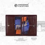 Hammonds Flycatcher Brown Unisex Genuine Leather Card Holder