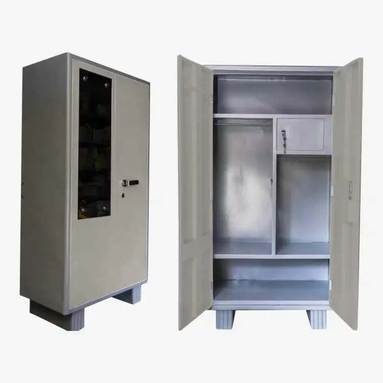 Cream Color Plain Locker Full Door Mirror Leg Daraz