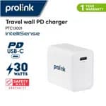 Prolink 1-Port USB PD Wall Charger 30W - PTC13001