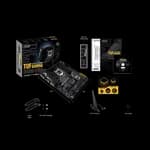 ASUS TUF GAMING B460-PRO (WI-FI), Intel B460 (LGA 1200) ATX gaming motherboard with dual M.2, 8 power stages, Intel? WiFi 6, HDMI, DisplayPort, SATA 6Gbps, USB 3.2 Gen 2 port, and Aura Sync RGB Lighting