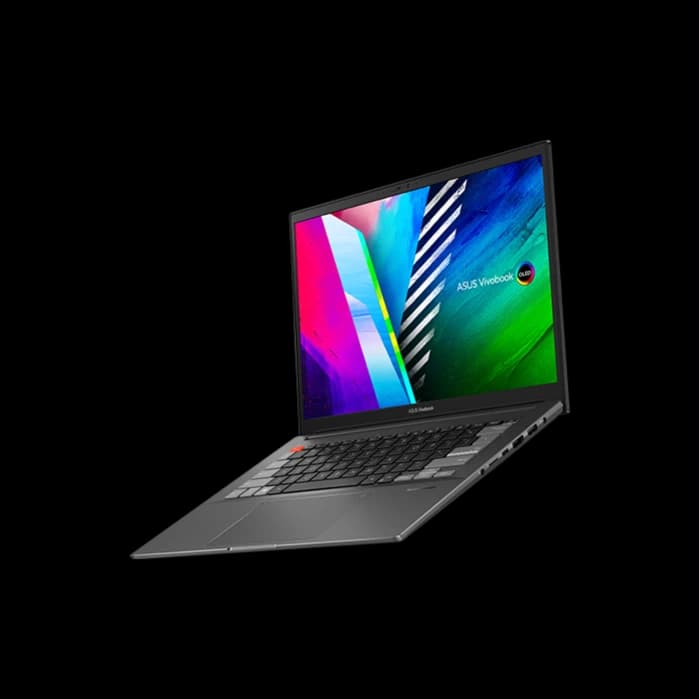 ASUS Vivobook Pro 14X OLED M7400QC - Slim Laptop, 14” WQXGA OLED Display, AMD Ryzen 7 5800H CPU, NVIDIA GeForce RTX 3050, 16GB RAM, 1TB SSD, Genuine WIndows 10, Bag, Mouse