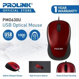 Prolink USB Optical Mouse - PMO630U
