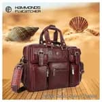 Hammonds Flycatcher Genuine Leather Laptop Messenger Bag For Men - Leather Bags For Men | Side Bags For Men |