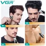 VGR V-030 Professional Hair Trimmer Runtime: 100 min Trimmer for Men (Black)