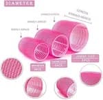 18 Pcs Multicolor Magic Hair Rollers For Women - Self Holding Hair Curling Rollers Kit With 10 Free Hair Clips