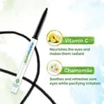 Mamaearth Charcoal Black Long Stay Kajal with Vitamin C & Chamomile for 11-Hour Smudge-free Stay