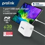 Prolink 1-Port USB PD Wall Charger 30W - PTC13001