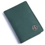 Hammonds Flycatcher Green Unisex Genuine Leather Card Holder