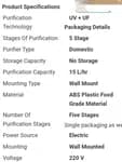 Five stages Water purifier