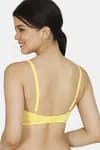 Zivame Modern Grounds Padded Non Wired 3/4th Coverage T-Shirt Bra - Yellow