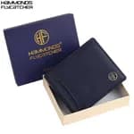Hammonds Flycatcher Blue Genuine Leather Wallet for Men (HF 593 BNL)