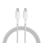 Anker 322 USB-C to USB-C Cable (6ft | 1.8m) (A81F6H21) (WHITE)