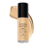Milani Conceal + Perfect 2-in-1 Foundation + Concealer (30ml) - 03 Light Beige - Water-Resistant & Full Coverage
