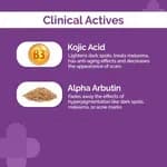 The Derma Co 1% Kojic + Arbutin Night Repair Face Serum-Gel for Dark Spots & Pigmentation - 50g