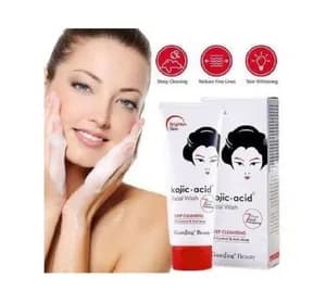 GUANJING Kojic Acid Deep Cleansing Facial Wash 100g / Oil Control & Anti Acne Face Cleanser For Glowing Skin