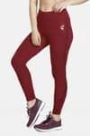 Zelocity High Rise Nouveau Soft Legging For Women - Maroon