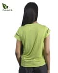 Bravo Active Dry T-shirts for Women in Parrot Green