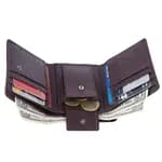 Hammonds Flycatcher Genuine Leather Black Trifold Wallet For Men