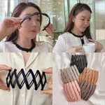Magic Retractable Pocket Hairband – Compact Folding Head Hoop with Non-Slip Teeth