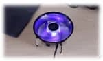 i70C LED Fan for LGA 115x, Copper Contact Point, Aluminum Design