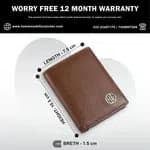 Hammonds Flycatcher RFID Protected Genuine Leather Unisex Card Holder