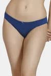 Zivame (Pack of 3) Bikini Low Rise Anti-Microbial Panty For Women - Purple Blue Navy
